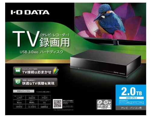 Amazon | I-O DATA HDD 外付けハードディスク 2TB テレビ録画/USB3.0