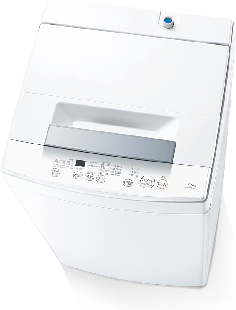 Amazon.co.jp: 全自動洗濯機 4.5kg 洗濯機 一人暮らし ボディ幅51.5