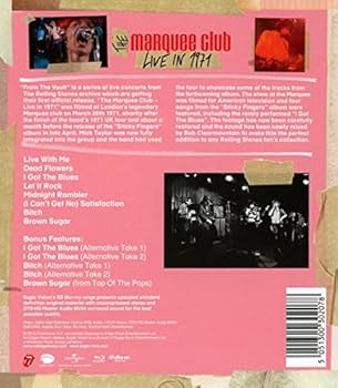 Amazon.com: From the Vault: The Marquee-Live in 1971 [Blu-ray