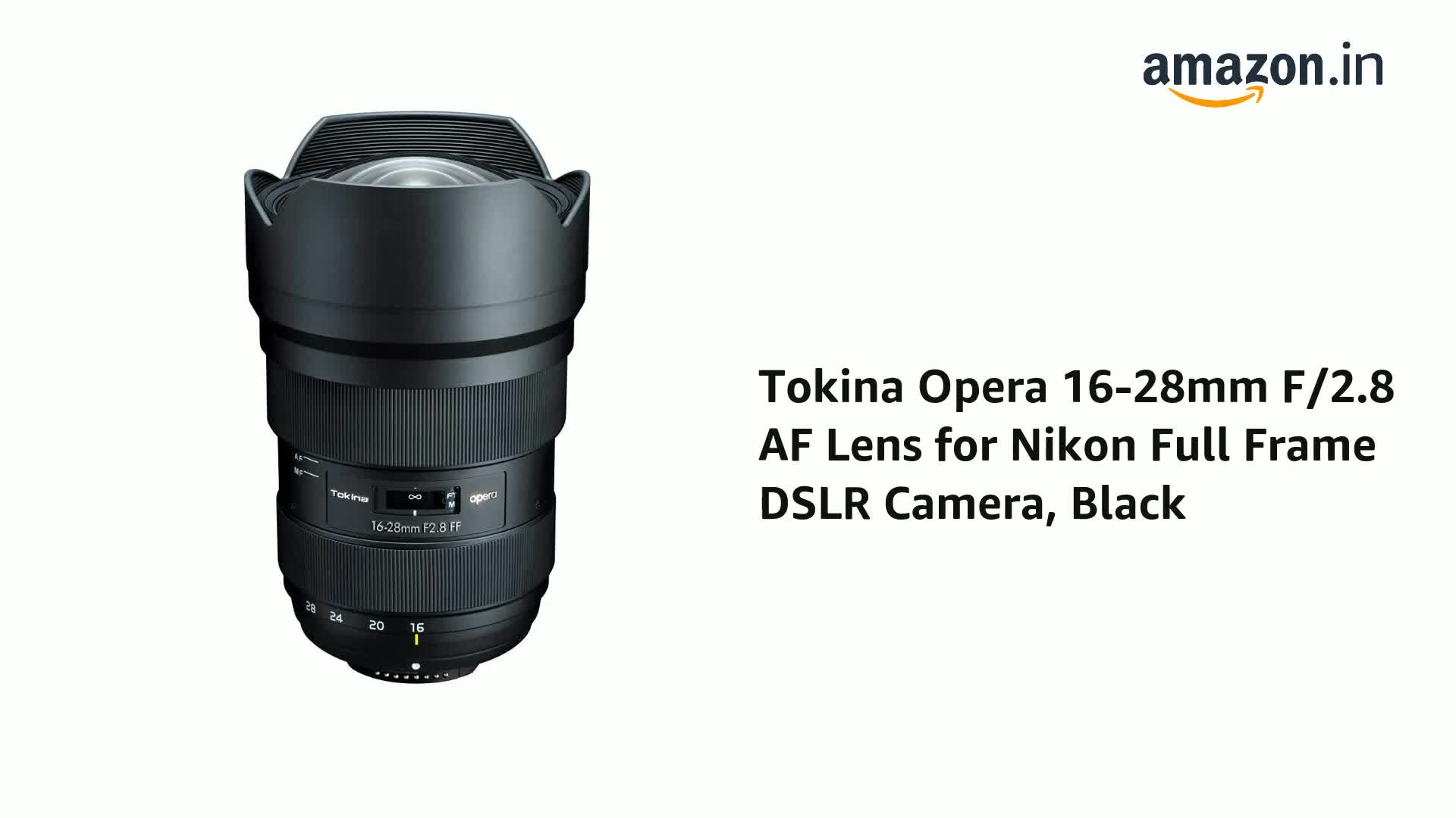 Tokina Opera 16-28MM F2.8 FF for Nikon F Mount : Amazon.in