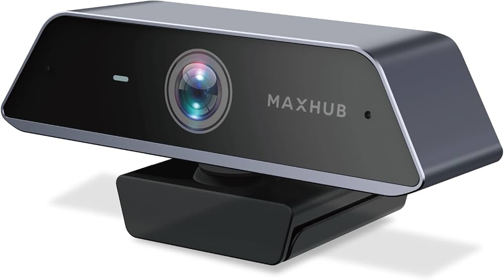 Amazon.co.jp: MAXHUB 4K Webカメラ (集音4mの高性能マイク内蔵) [3年