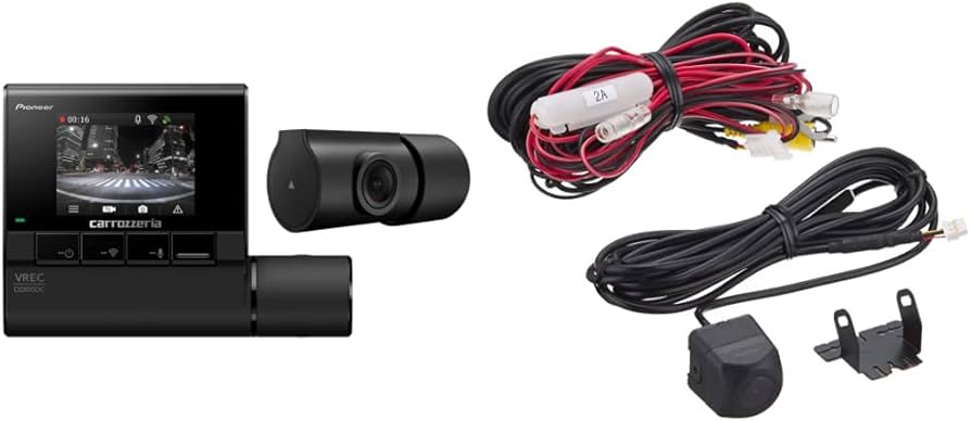 Amazon | パイオニア ドライブレコーダー VREC-DZ800DC 前後2カメラ