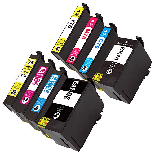Amazon.co.jp: EPSON エプソン IC4CL76-(BK/C/M/Y)【4色セット(全色大