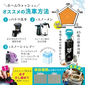 Amazon.co.jp: 【ながら洗車】ホームウォッシュ 容量10L『水道を
