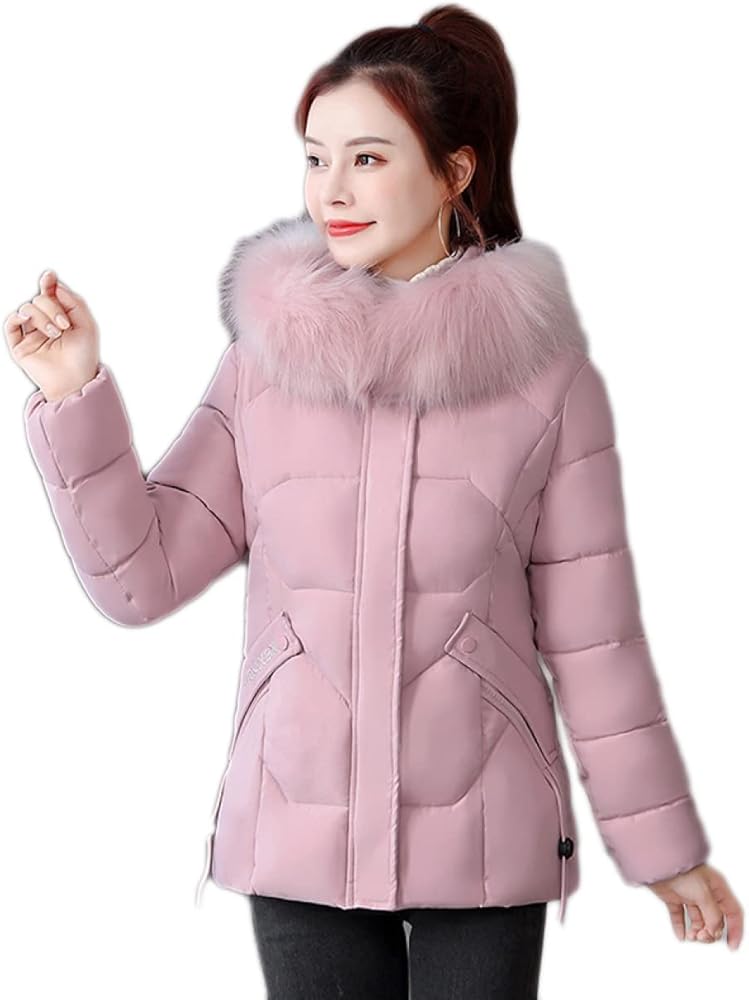 Amazon | QPQPQ ダウンジャケット レディース 暖かい 軽量 防風 防寒 L