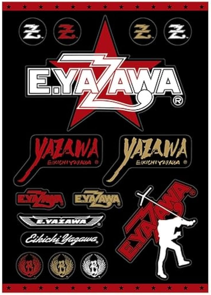 Amazon.co.jp: 矢沢永吉 DIAMOND MOON ステッカーシート(ロゴ星