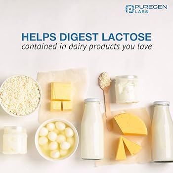 Amazon.com: Puregen Labs Dairy Relief Fast Acting Lactase Enzyme