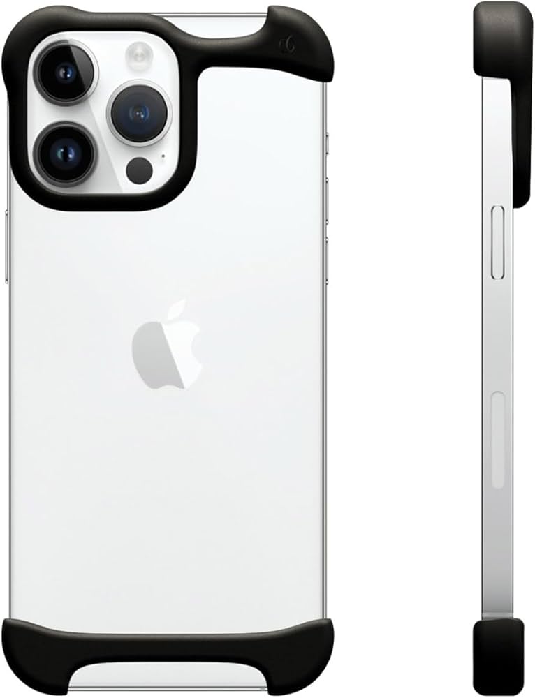 Amazon.co.jp: Arc Pulse iPhone 14 Pro ケース アルミバンパー 裸 耐