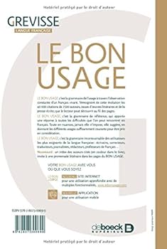 Amazon.com: Le Bon usage 2017 - reference de grammaire francaise