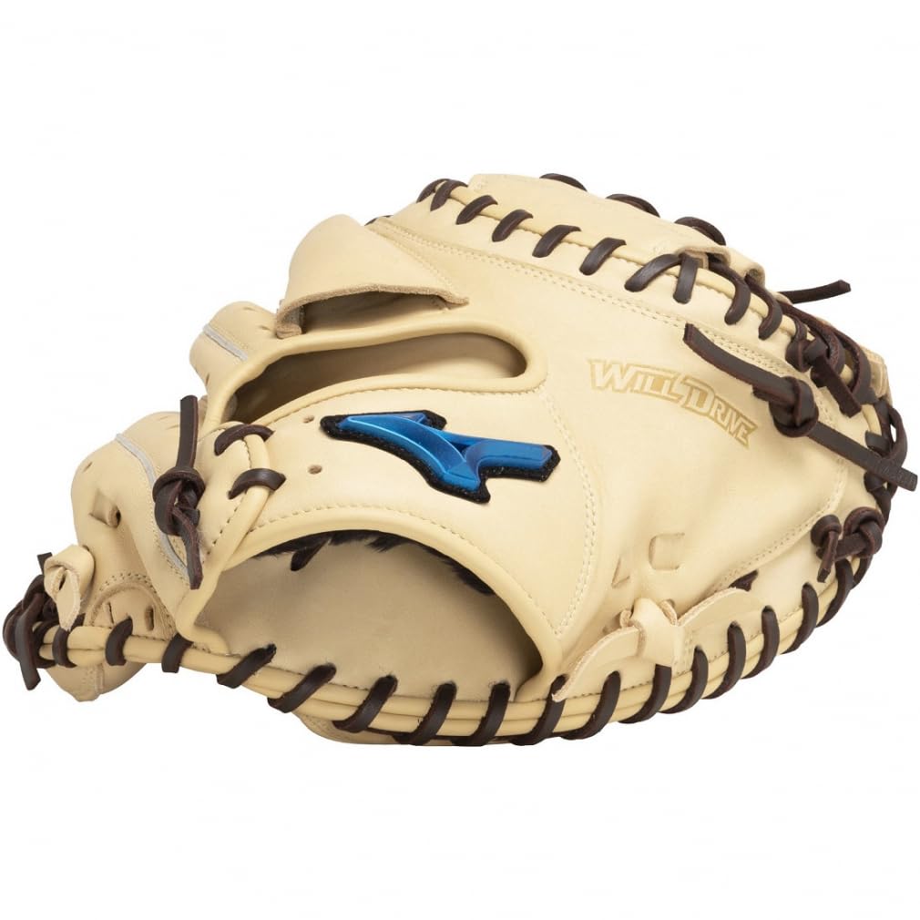 Amazon | ミズノ MIZUNO 軟式用ウィルドライブ ブルー 捕手用／B-D型