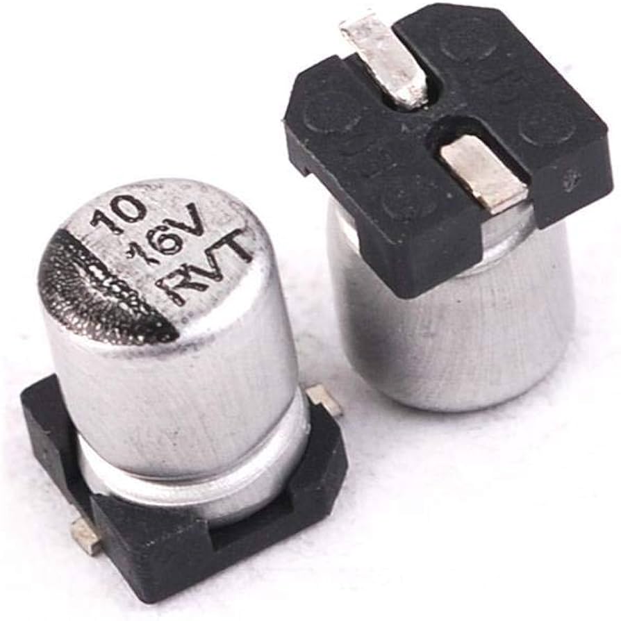 Amazon.co.jp: 50 個アルミ電解コンデンサ 16V 10UF サイズ 45MM SMD