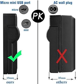 Amazon.com : Micro USB Battery Charger for Canon PowerShot S100
