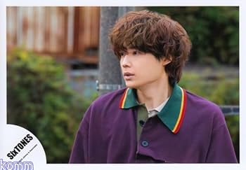 Amazon.co.jp: Six TONES 公式 生 写真（松村北斗）ST01140 : おもちゃ