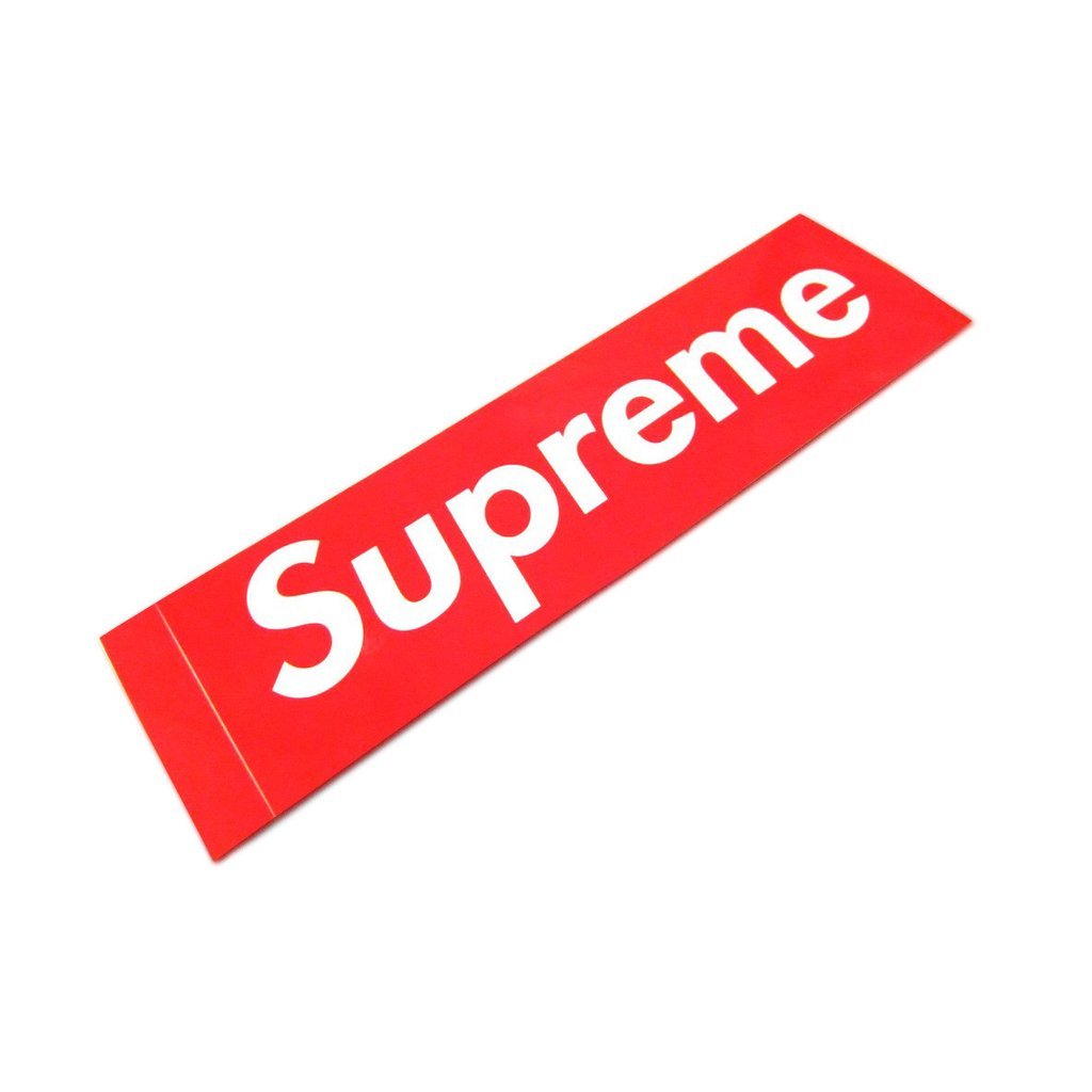 Amazon.co.jp: Supreme(シュプリーム) ボックスロゴ ステッカー レッド