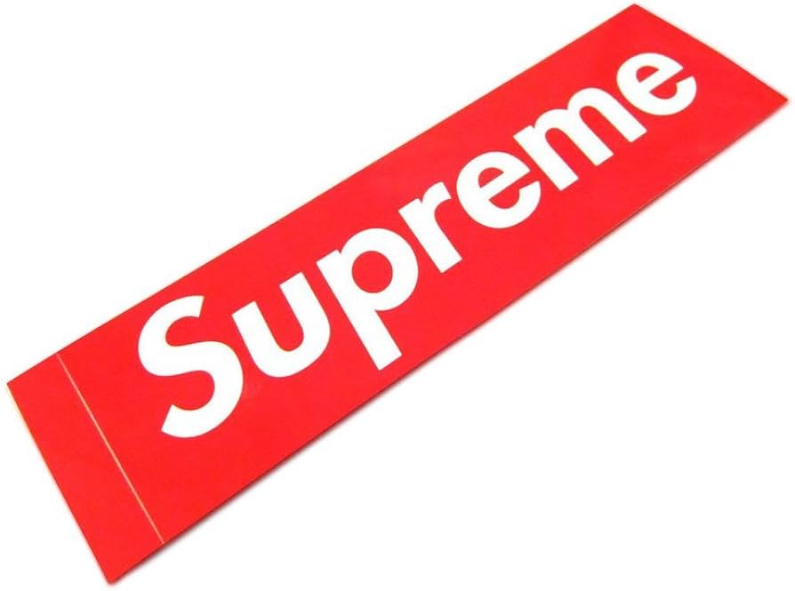 Supreme Box Logo Red Sticker Vinyl Decal 2.2