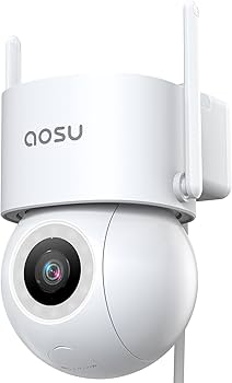 Amazon.co.jp: 【5MP高画素・24時間録画・自動追跡】aosu 防犯カメラ
