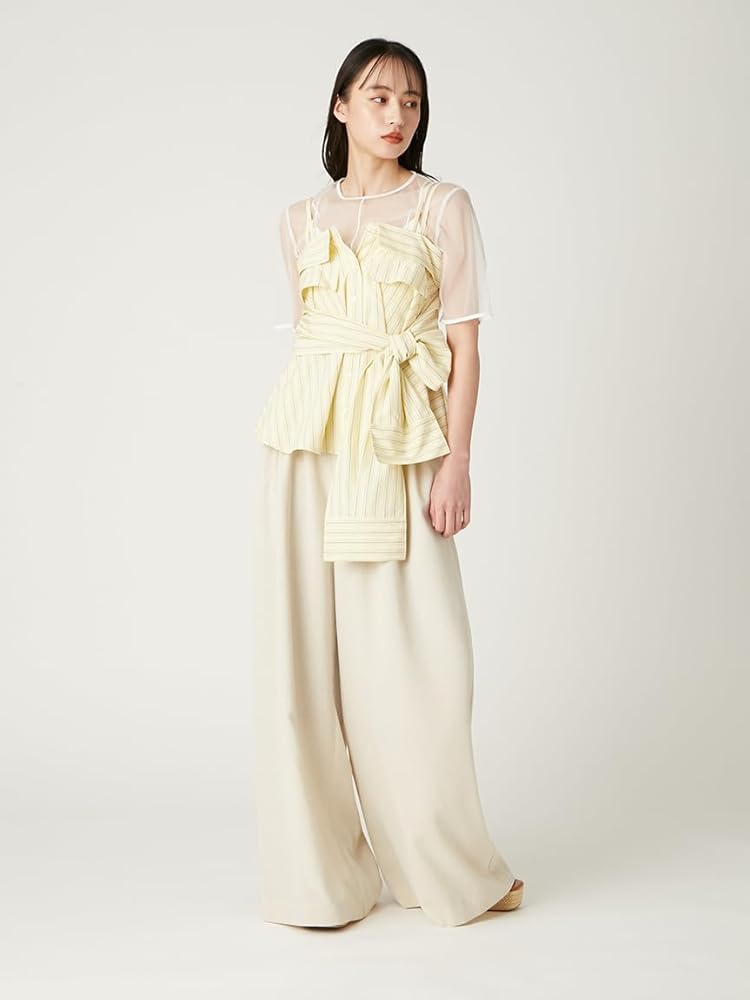 Amazon | [フレイ アイディー] シャツデザインキャミビスチェ