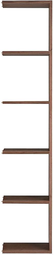 Amazon｜無印良品 スタッキングシェルフ・追加5段・ウォールナット材