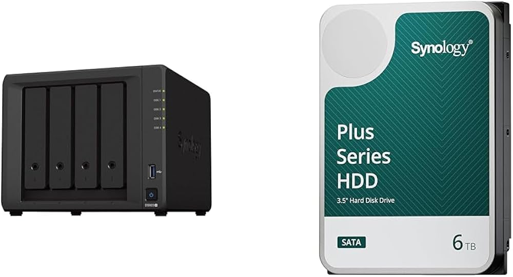 Amazon.co.jp: Synology NAS 4ベイ DiskStation DS923+ & Synology HDD