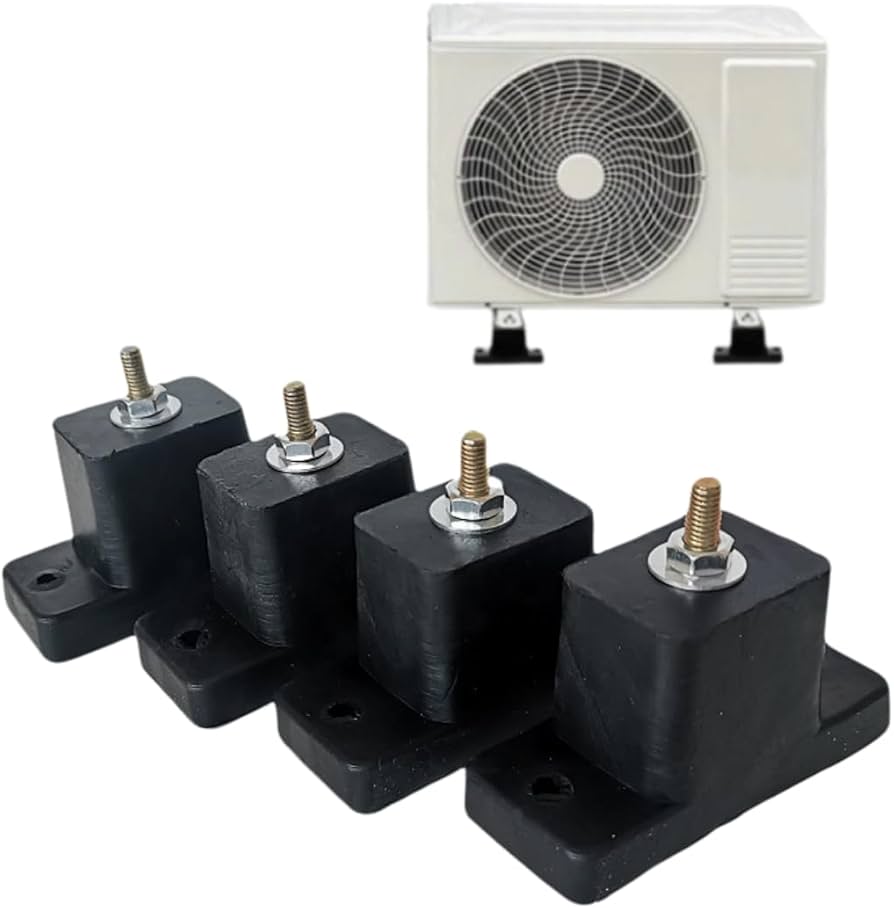Amazon.co.jp: RekiLife 室外機 防振ゴム 騒音軽減 滑り止め 台