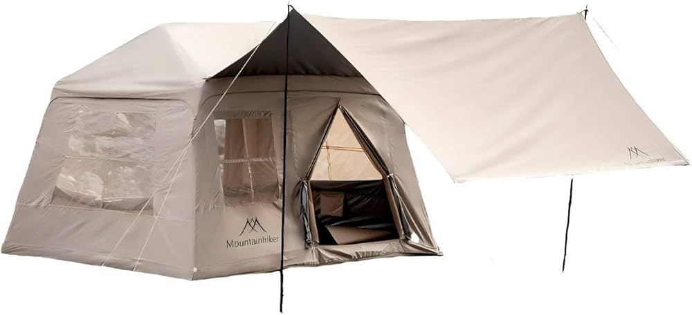 Amazon.co.jp: Mountainhiker初心者向けインフレータブルテント、新