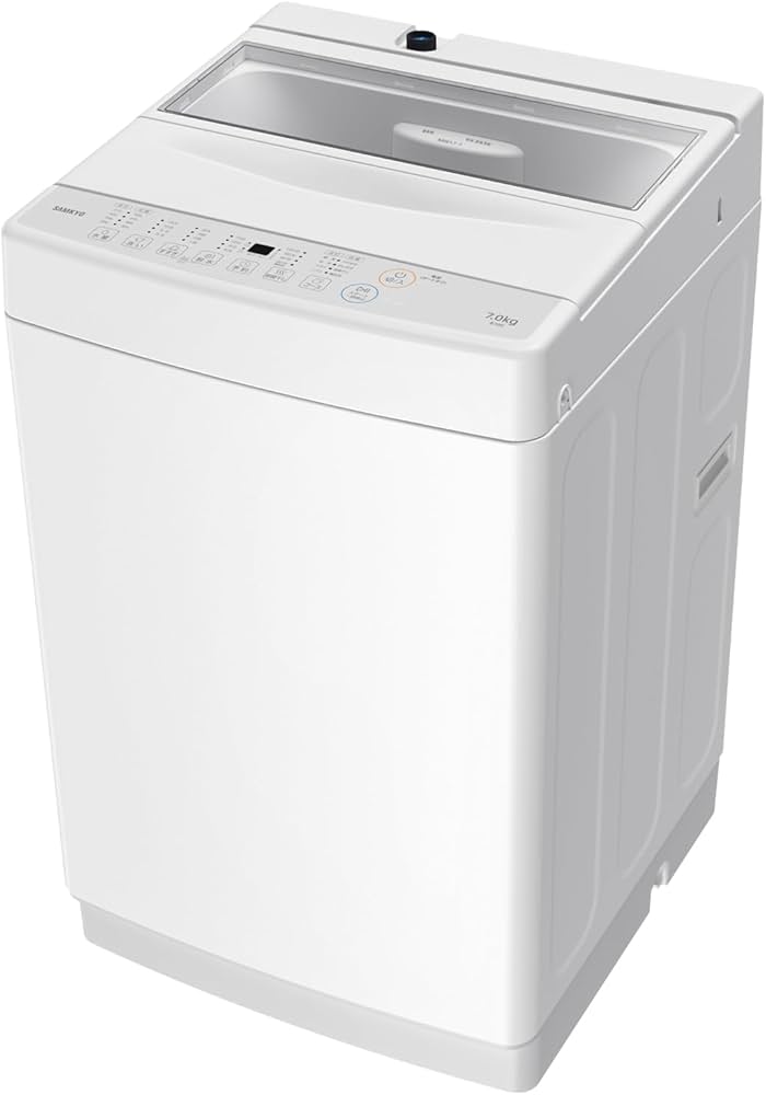 Amazon | SAMKYO 洗濯機 7kg 全自動 一人暮らし 幅51㎝ 最短10分洗濯