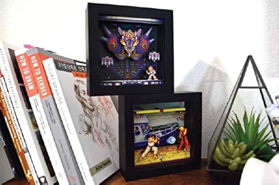 Amazon.co.jp: カプコン ピクセルフレーム ロックマン ボスファイト