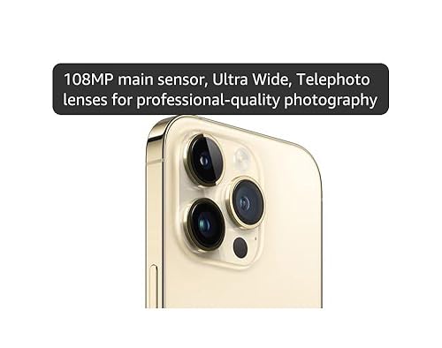 Amazon.com: Apple iPhone 14 Pro, 256GB, Gold - Unlocked (Renewed