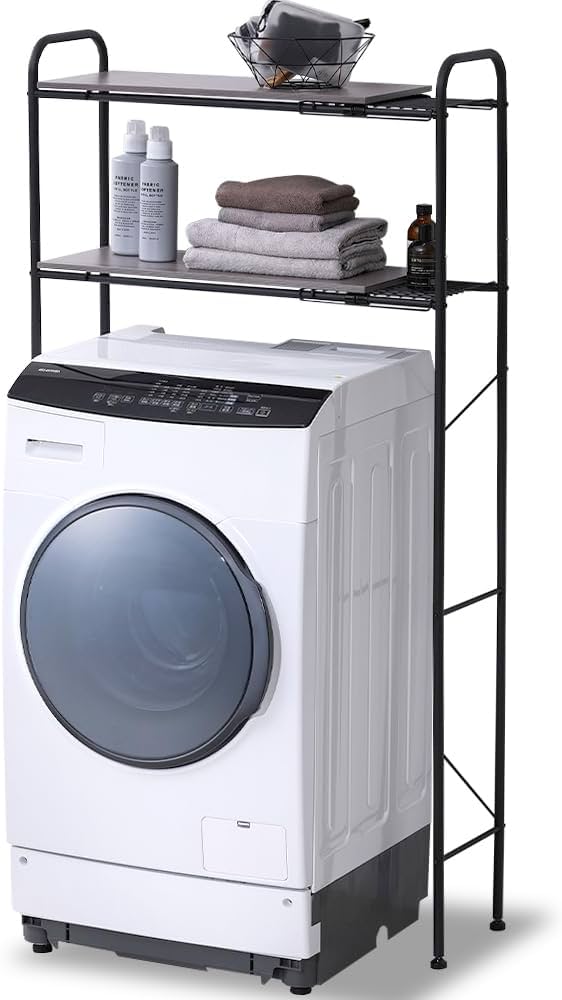Amazon｜【1台ですっきり】アイリスオーヤマ ランドリーラック 洗濯機