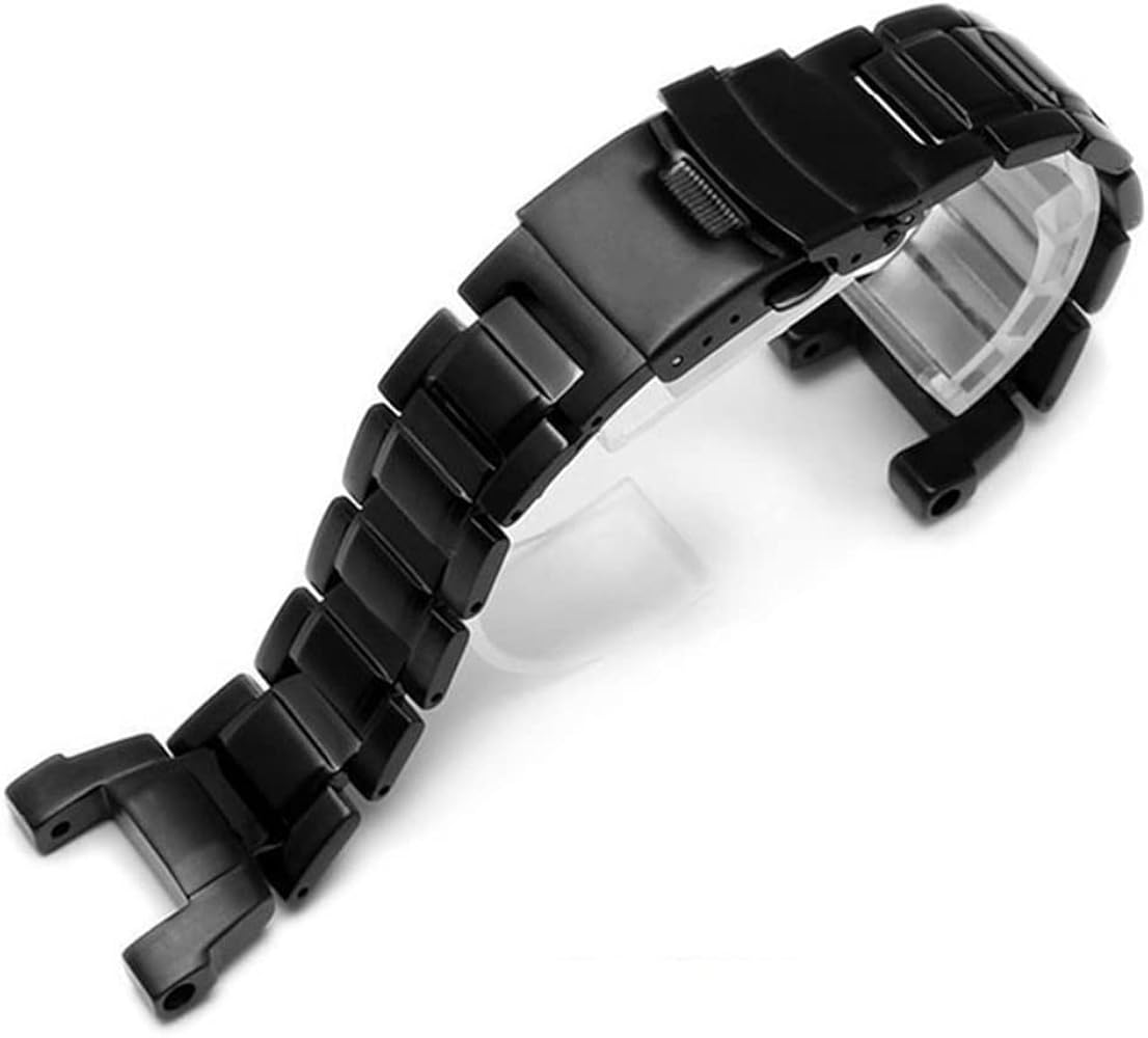 Amazon.co.jp: gショックと互換性のあるソリッドステンレス鋼の時計