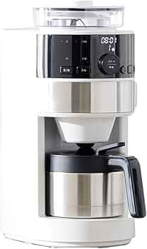 Amazon | シロカ (siroca) コーン式全自動コーヒーメーカー SC-C124