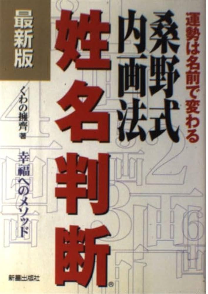 桑野式内画法姓名判断: 運勢は名前で変わる | くわの 擁斉 |本 | 通販