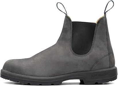 Amazon | [ブランドストーン] ブーツ サイドゴア ラスティックブラック