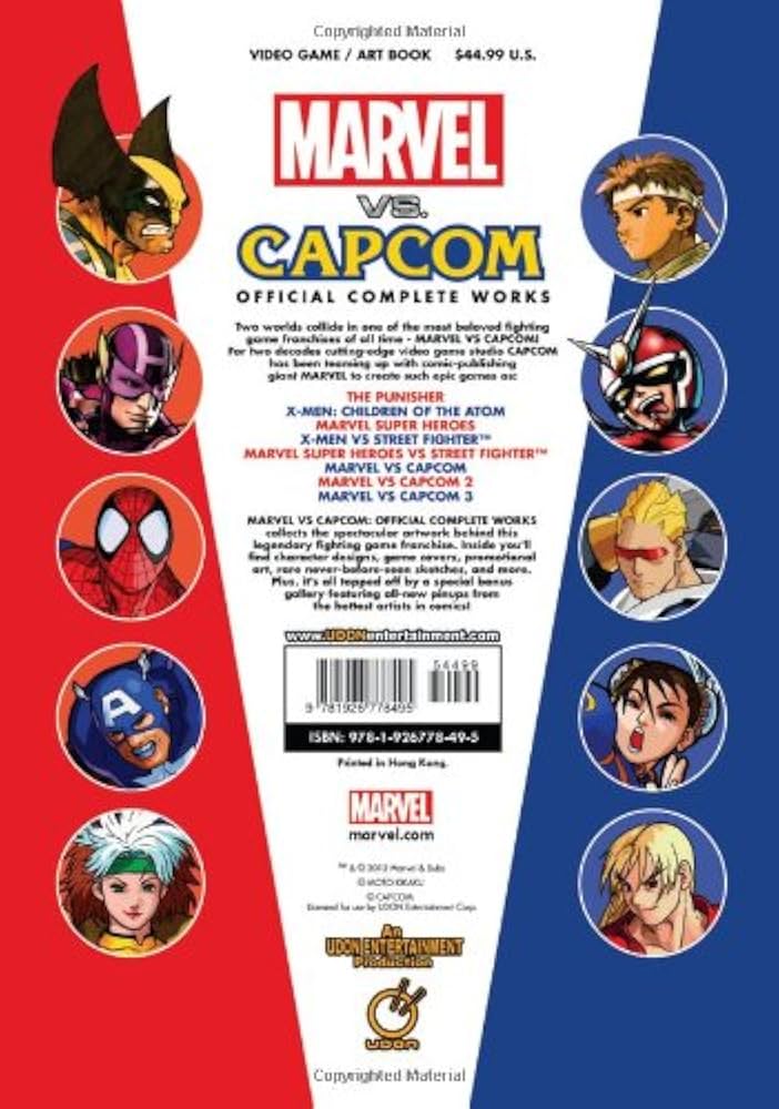 Marvel Vs. Capcom: Official Complete Works: Capcom, Shinkiro
