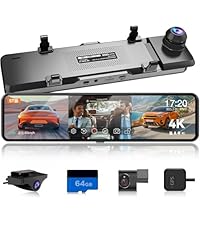 Amazon.co.jp: JADO ドライブレコーダー ミラー型 3カメラ 4K 録画