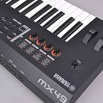 Amazon.co.jp: YAMAHA MX49 BK シンセサイザー 専用ソフトケース付き