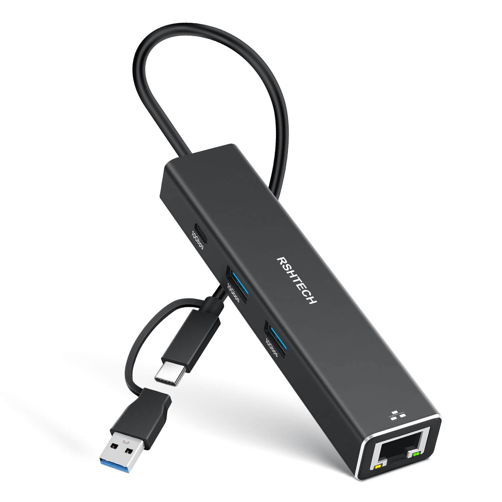 Amazon.com: USB to Ethernet Adapter, RSHTECH USB 3.2 Gen 2 Hub