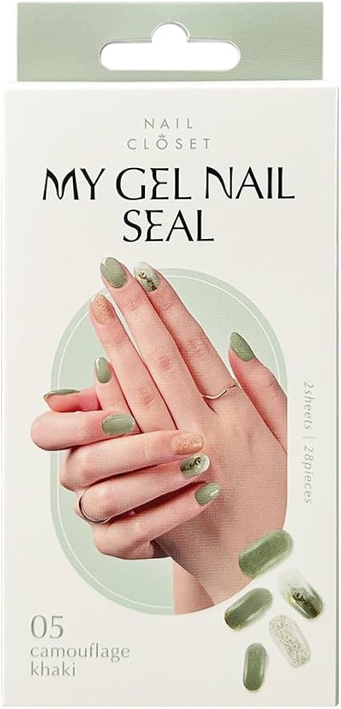 Amazon | ネイルクローゼット myジェルシール 28枚入り ネイル ジェル