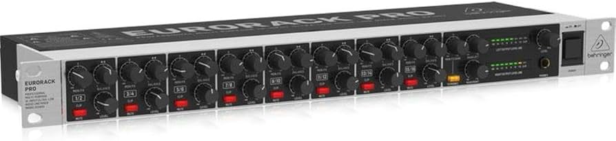 Amazon | Behringer アナログラインミキサー 1Uサイズ 16モノ/8