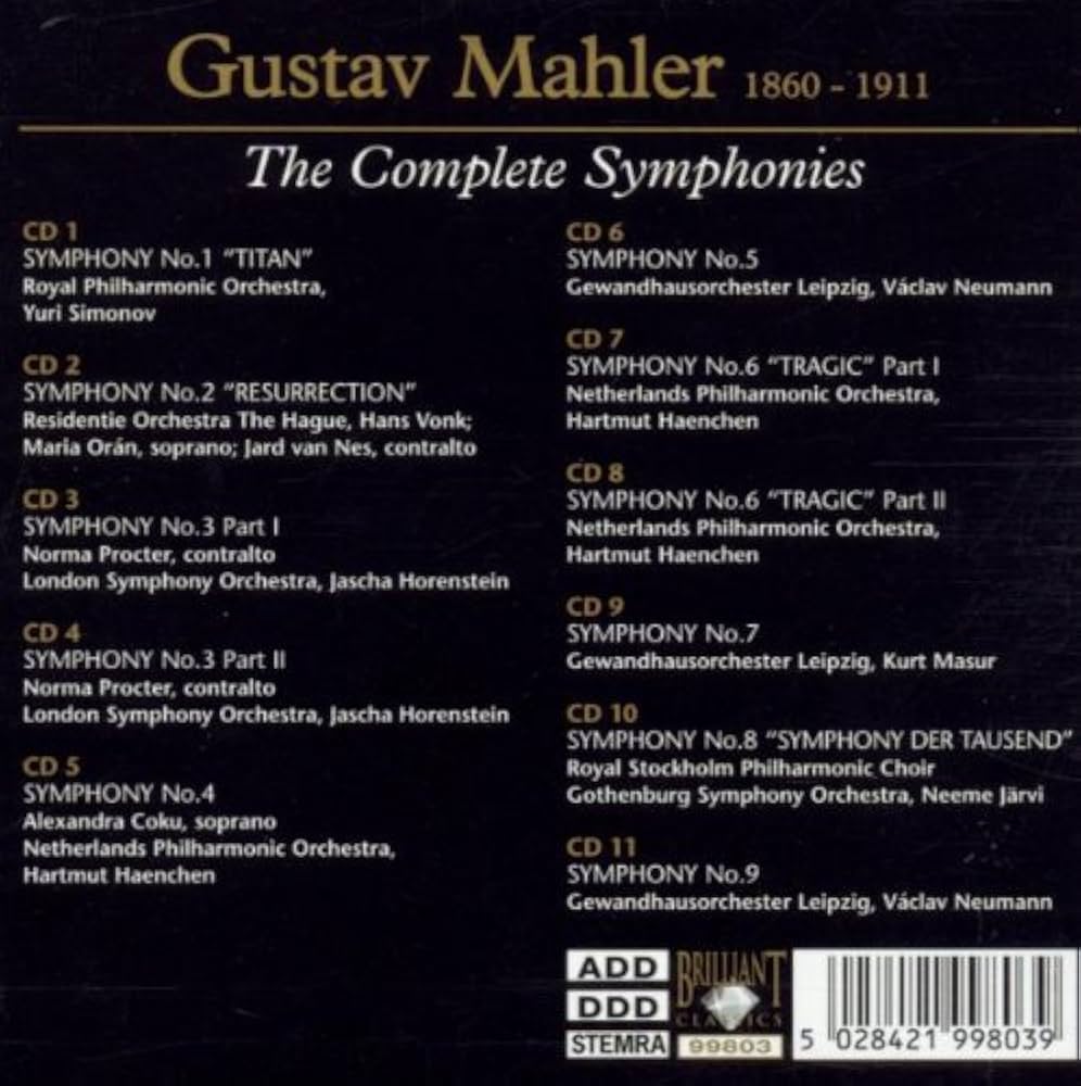 Mahler: The Complete Symphonies - Amazon.com Music