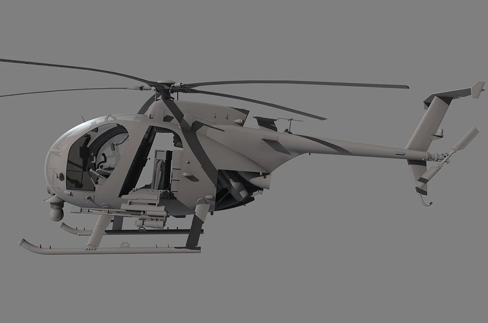 Amazon | キティホークモデル 1/35 アメリカ軍 AH-6J/MH-6J リトル