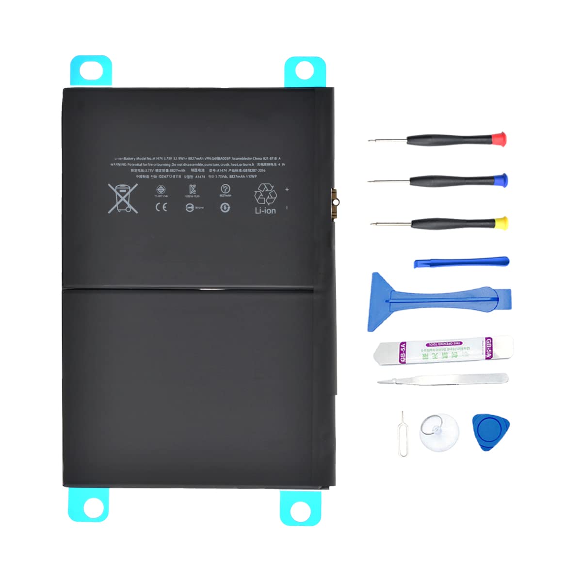 Amazon.com: Pinsinholy A1484 A1474 Battery Compatible with iPad