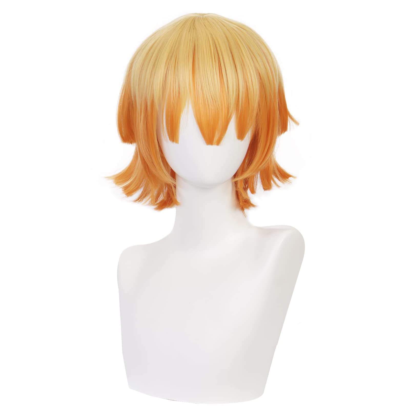 Amazon.co.jp: 我妻善逸 コスプレ ウィッグ あがつまぜんいつ