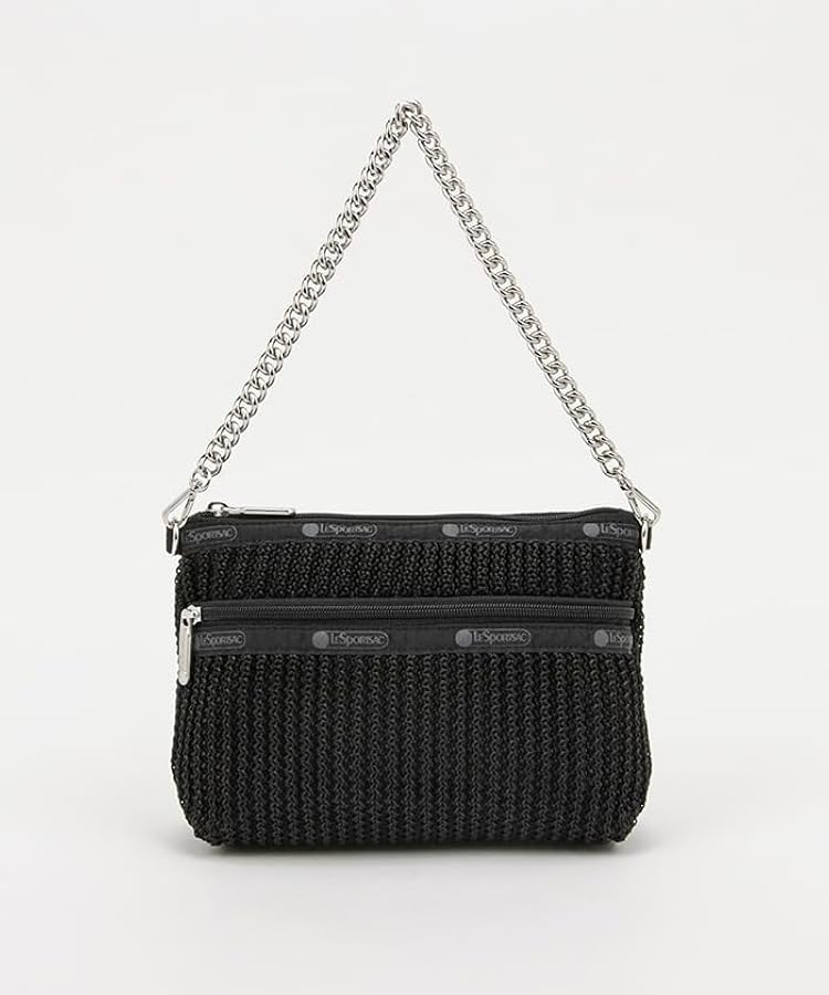 Amazon | CHAIN CROCHET CLUTCH/1368/ブラッククロシェ | LeSportsac