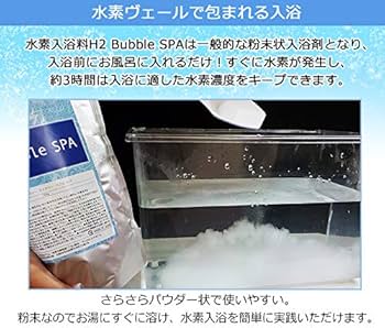 Amazon | 日本製 TheBeauty H2BubbleSPA（H2バブル スパ）700g / 水素