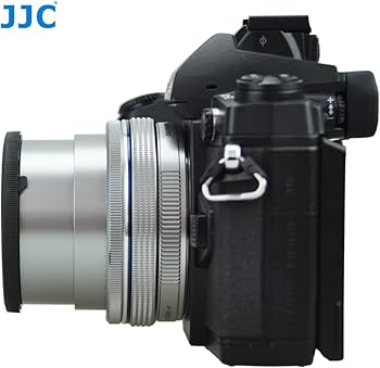 Amazon | JJC 自動開閉式レンズキャップ Olympus M.ZUIKO DIGITAL ED