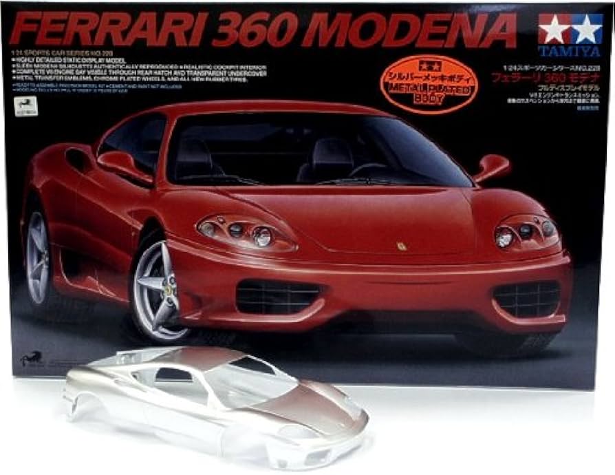 Amazon | タミヤ 1/24 フェラーリ360モデナ(シルバーボディ) (スケール