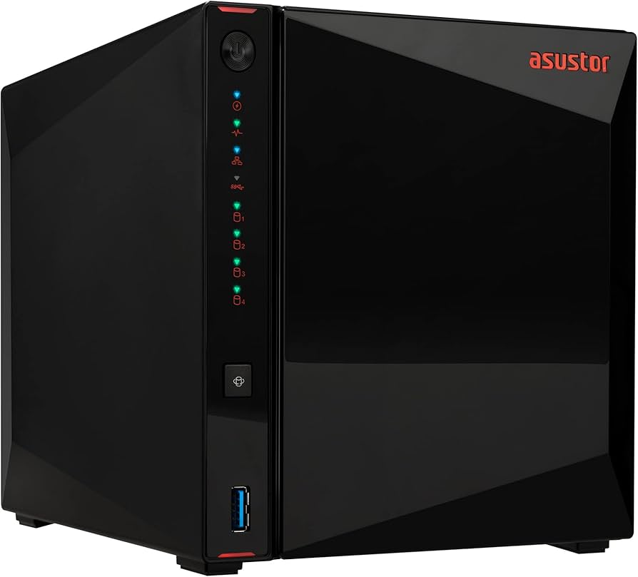 Amazon.com: Asustor AS5404T, 4 Bay NAS, Intel Quad-Core 2.0GHz CPU
