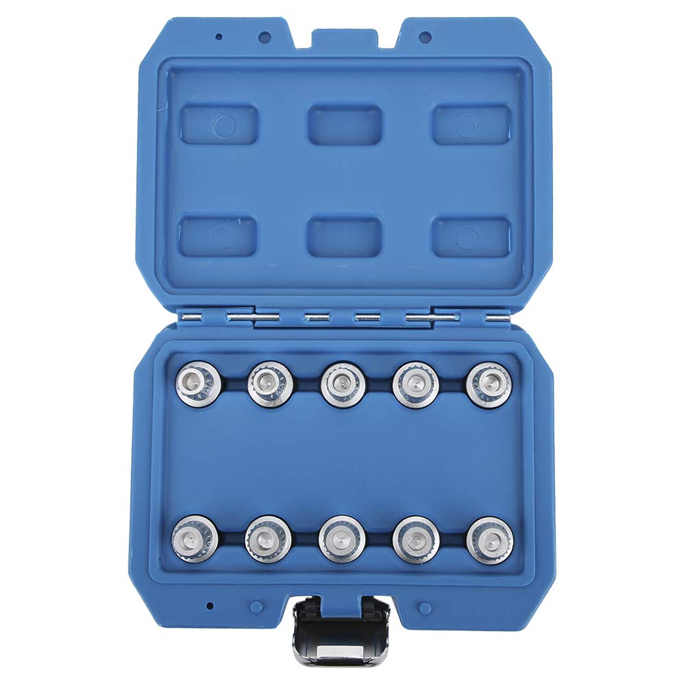 Amazon.co.jp: ホイールロックナット 取り外しセット 10個 ラグナット