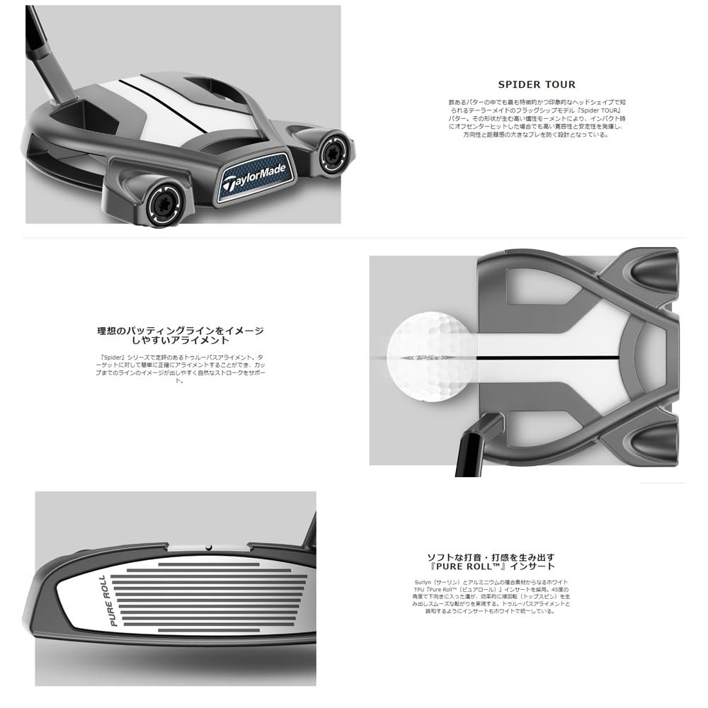 Amazon.co.jp: テーラーメイド スパイダー ツアー パター SPIDER TOUR